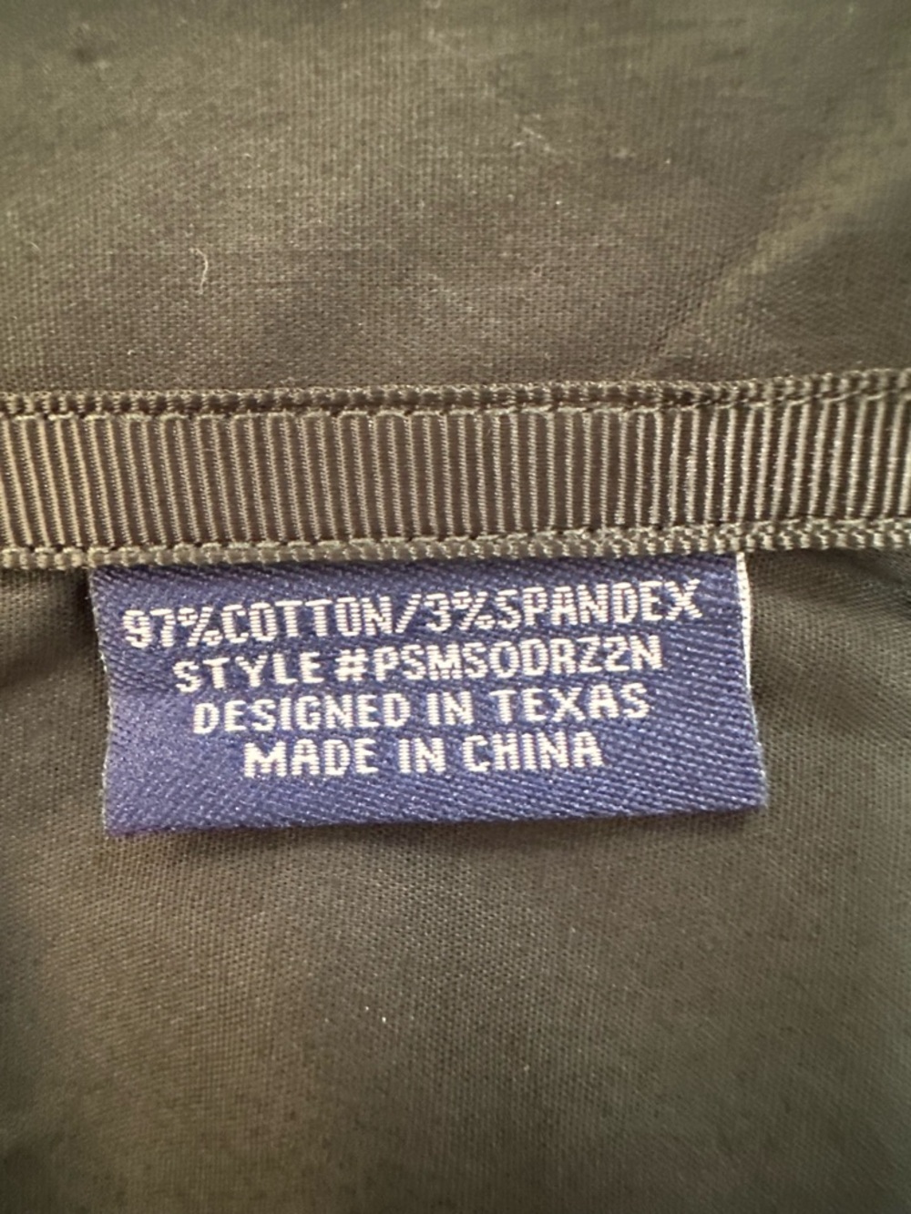 Men’s Panhandle Select Dark Green Solid Stretch Poplin Button up Long sleeve - Picture 4 of 11